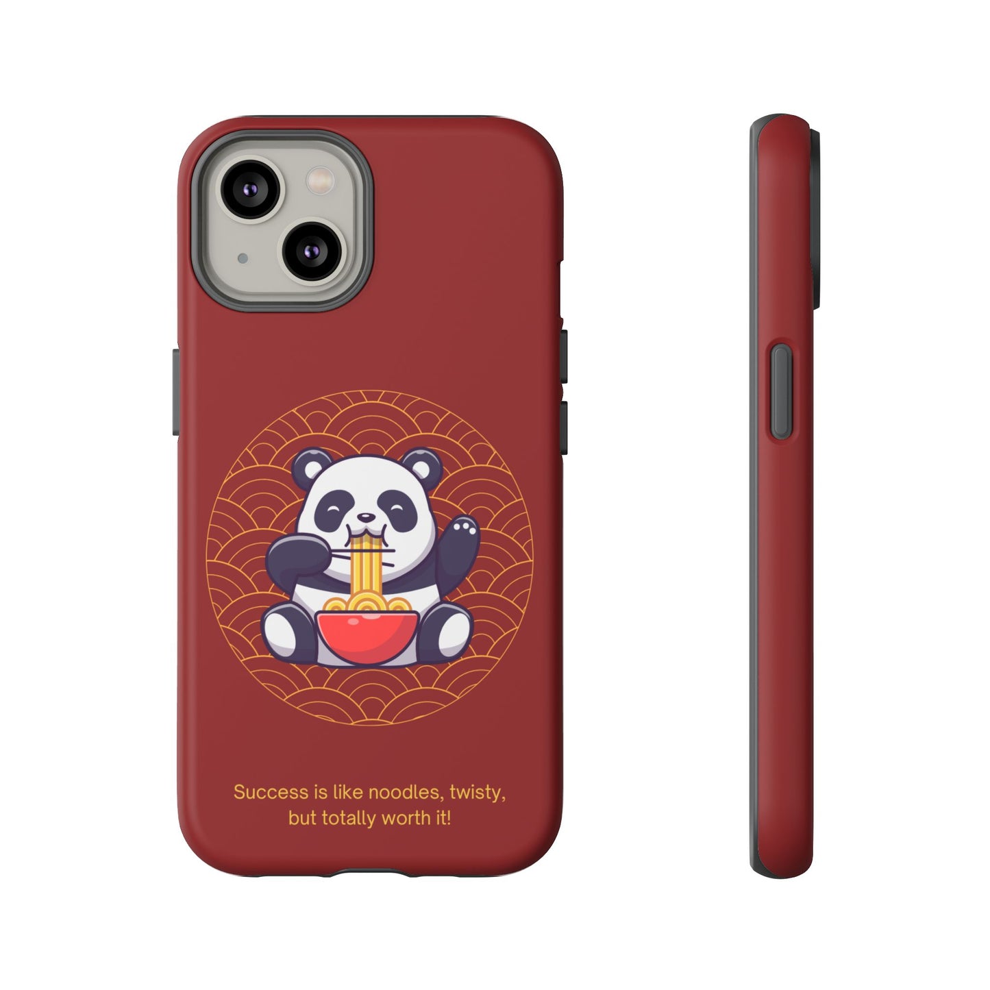 Panda Slurping Noodles Phone Case