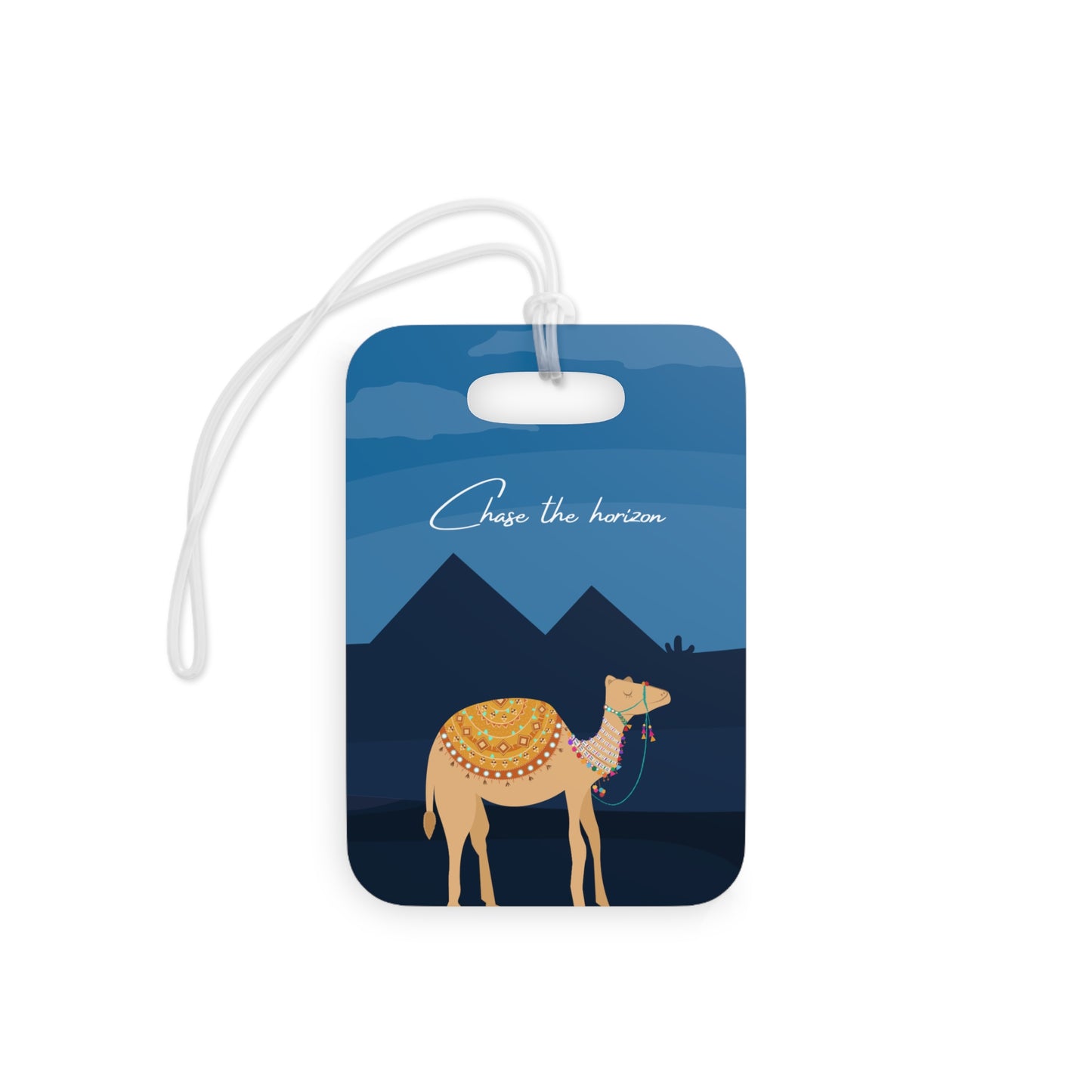 Luggage Tag - Camel & Pyramid Travel-Inspired Accessory