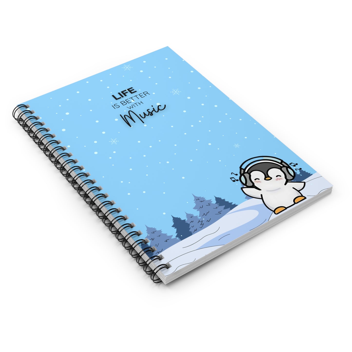 Adorable Penguin Notebook (Ruled Line)