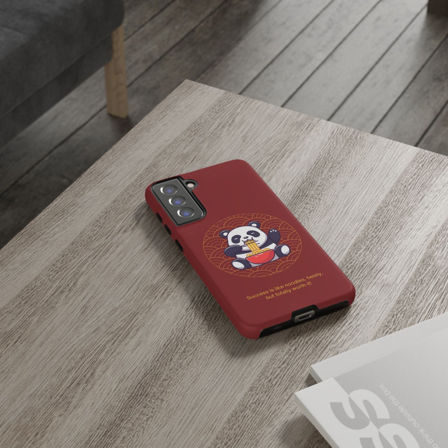 Panda Slurping Noodles Phone Case