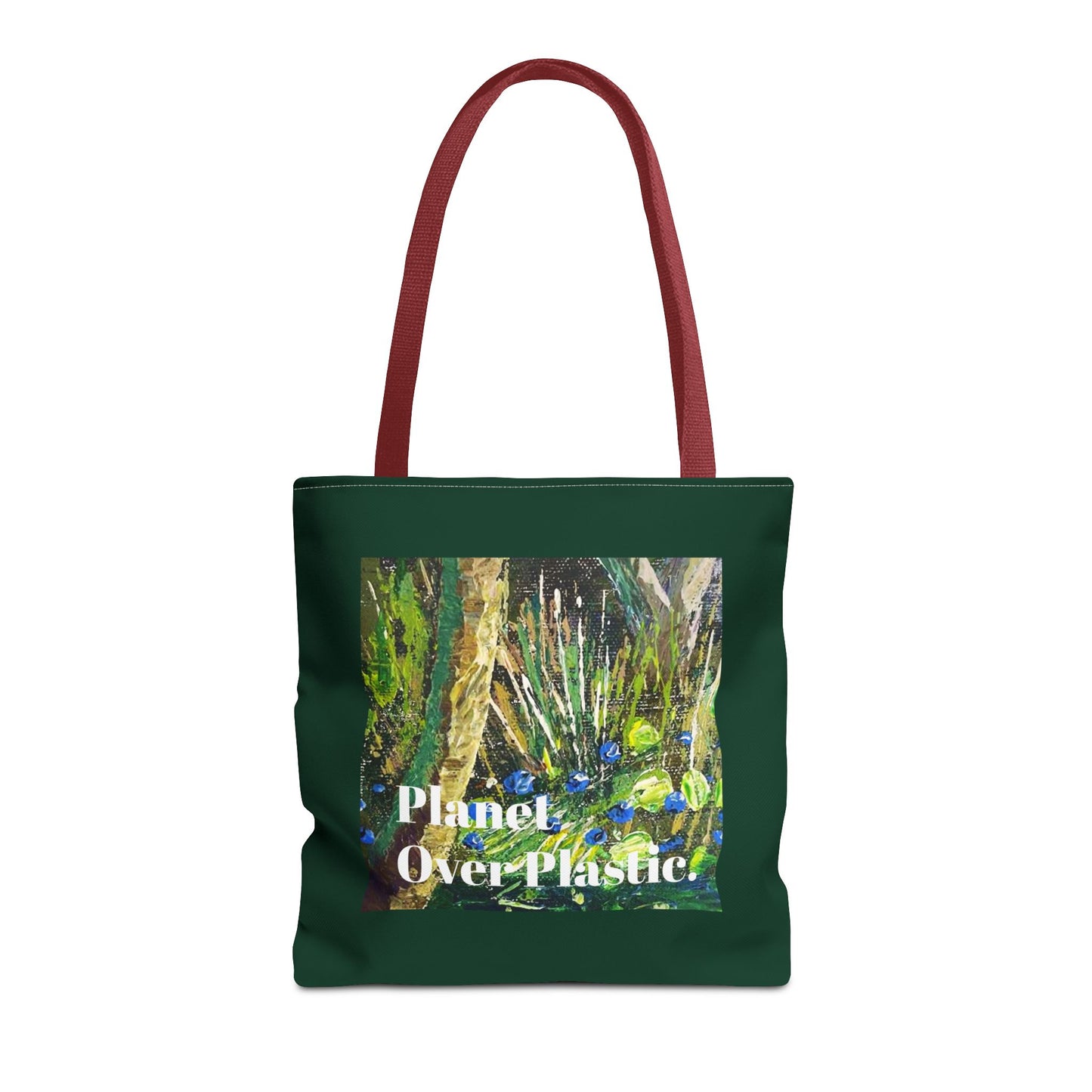 Planet Over Plastic Tote Bag – Eco-Friendly & Stylish