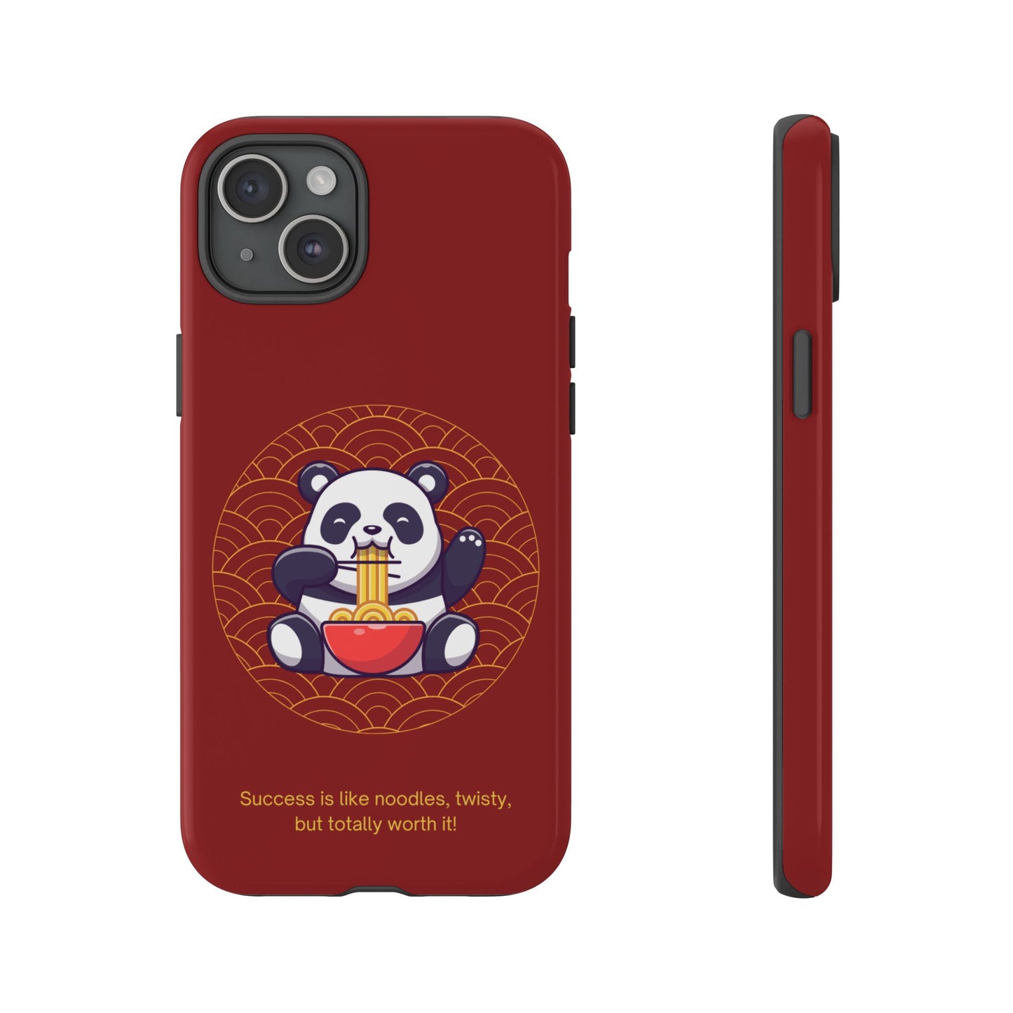 Panda Slurping Noodles Phone Case