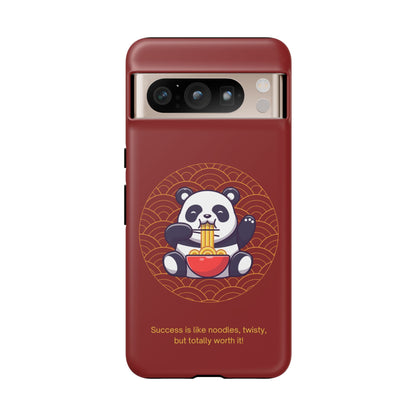 Panda Slurping Noodles Phone Case