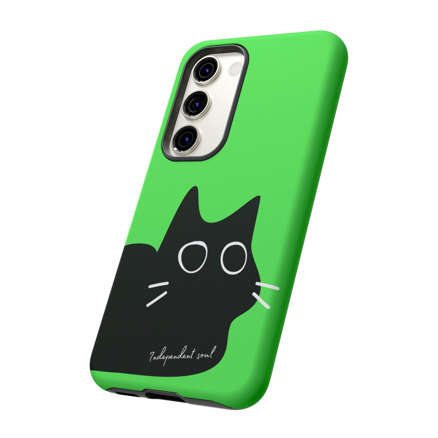 Cute Cat Minimalist Silhouette Phone Case