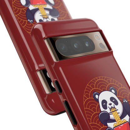 Panda Slurping Noodles Phone Case