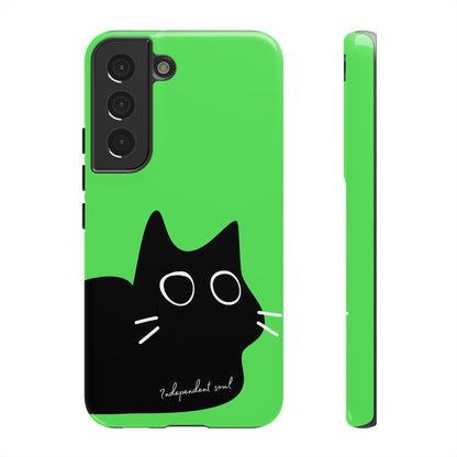 Cute Cat Minimalist Silhouette Phone Case