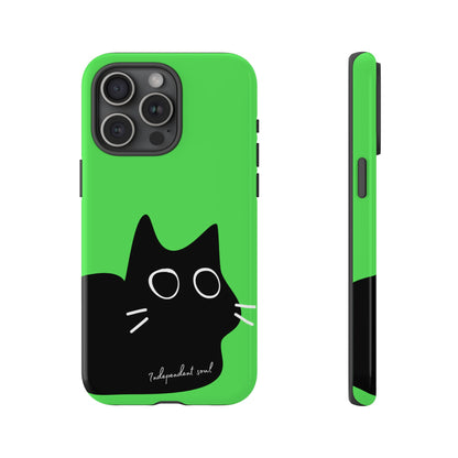 Cute Cat Minimalist Silhouette Phone Case