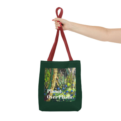 Planet Over Plastic Tote Bag – Eco-Friendly & Stylish