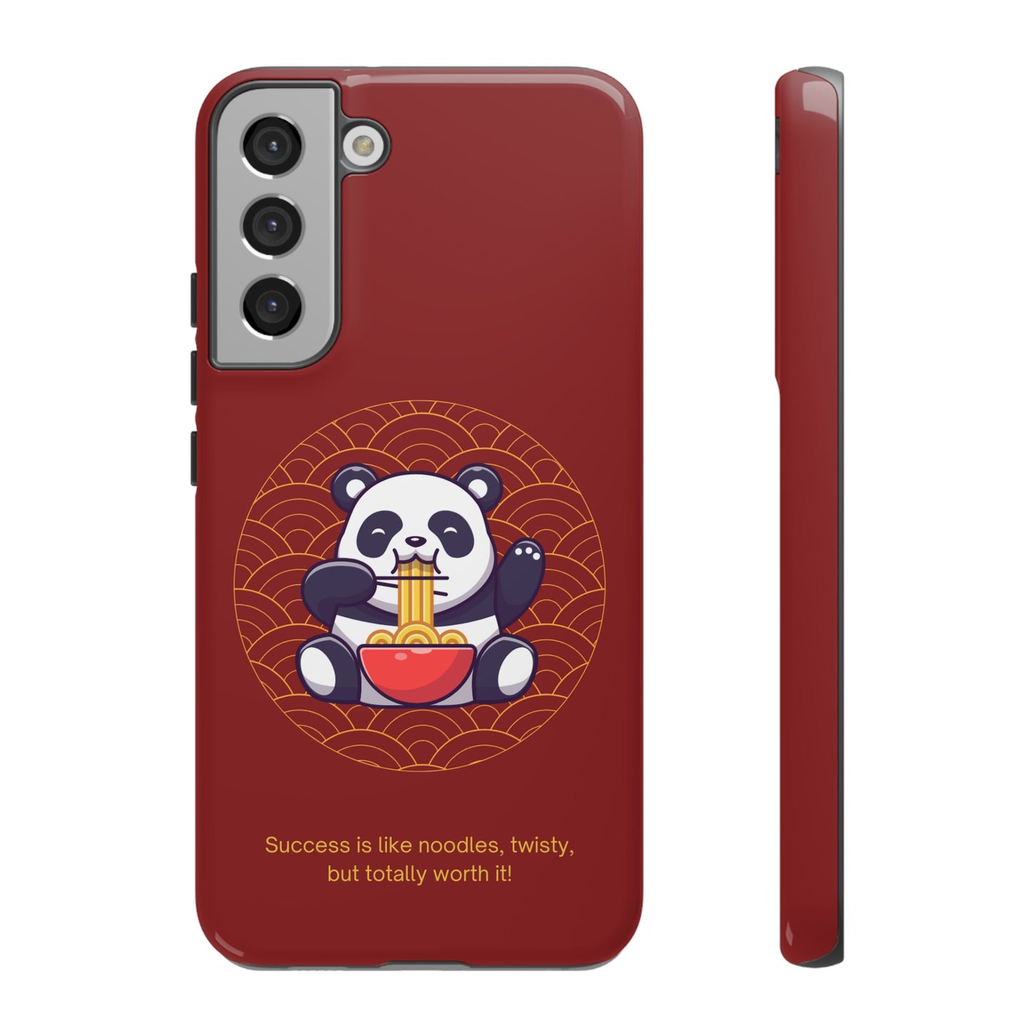 Panda Slurping Noodles Phone Case