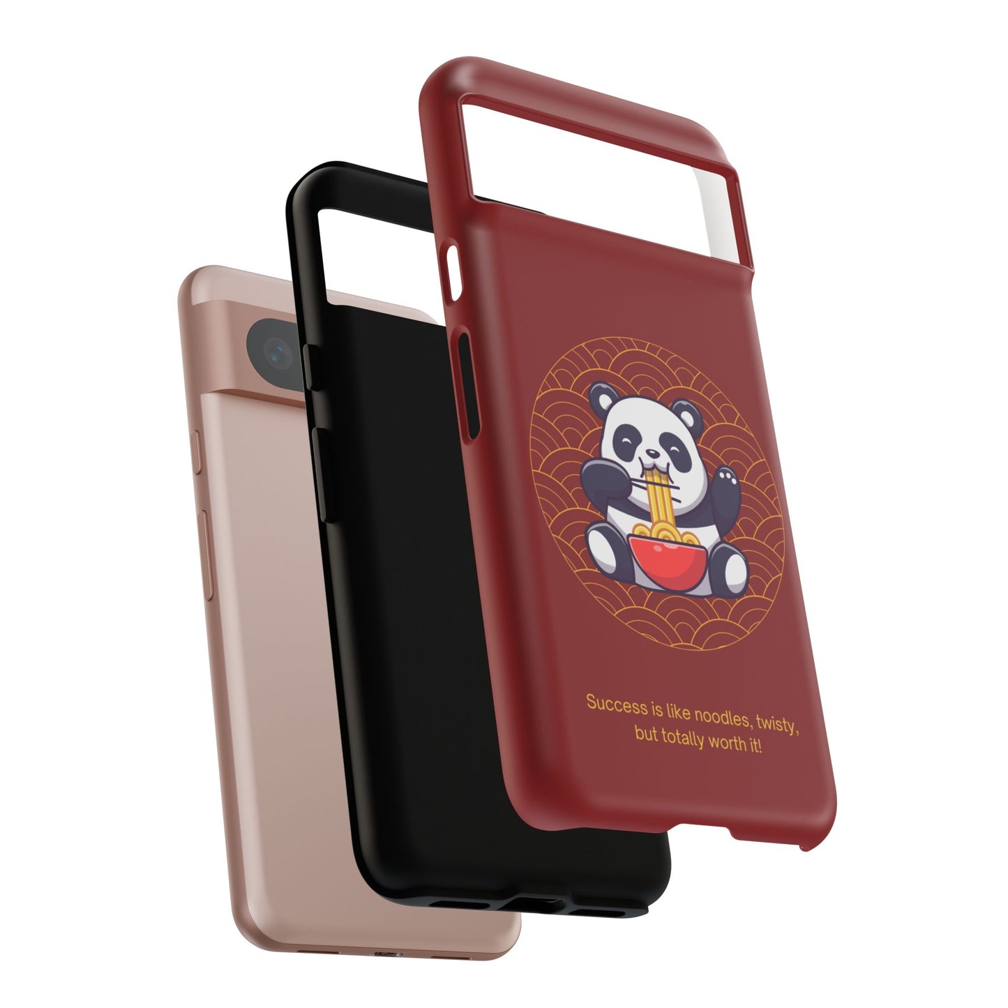 Panda Slurping Noodles Phone Case