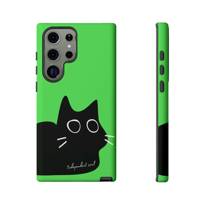 Cute Cat Minimalist Silhouette Phone Case