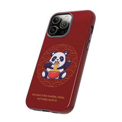 Panda Slurping Noodles Phone Case