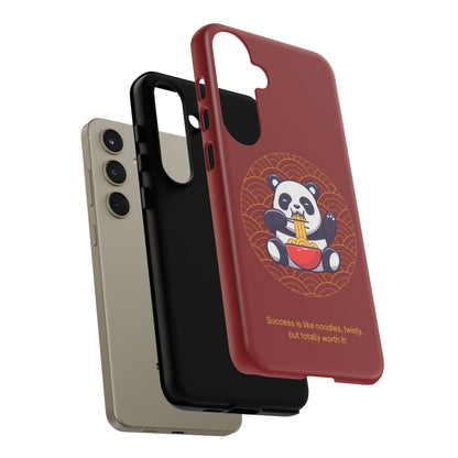 Panda Slurping Noodles Phone Case