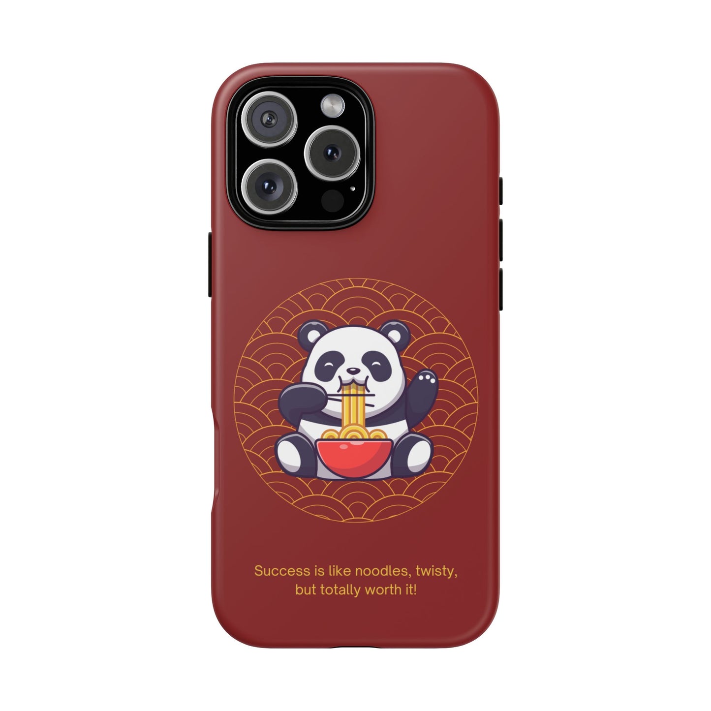 Panda Slurping Noodles Phone Case