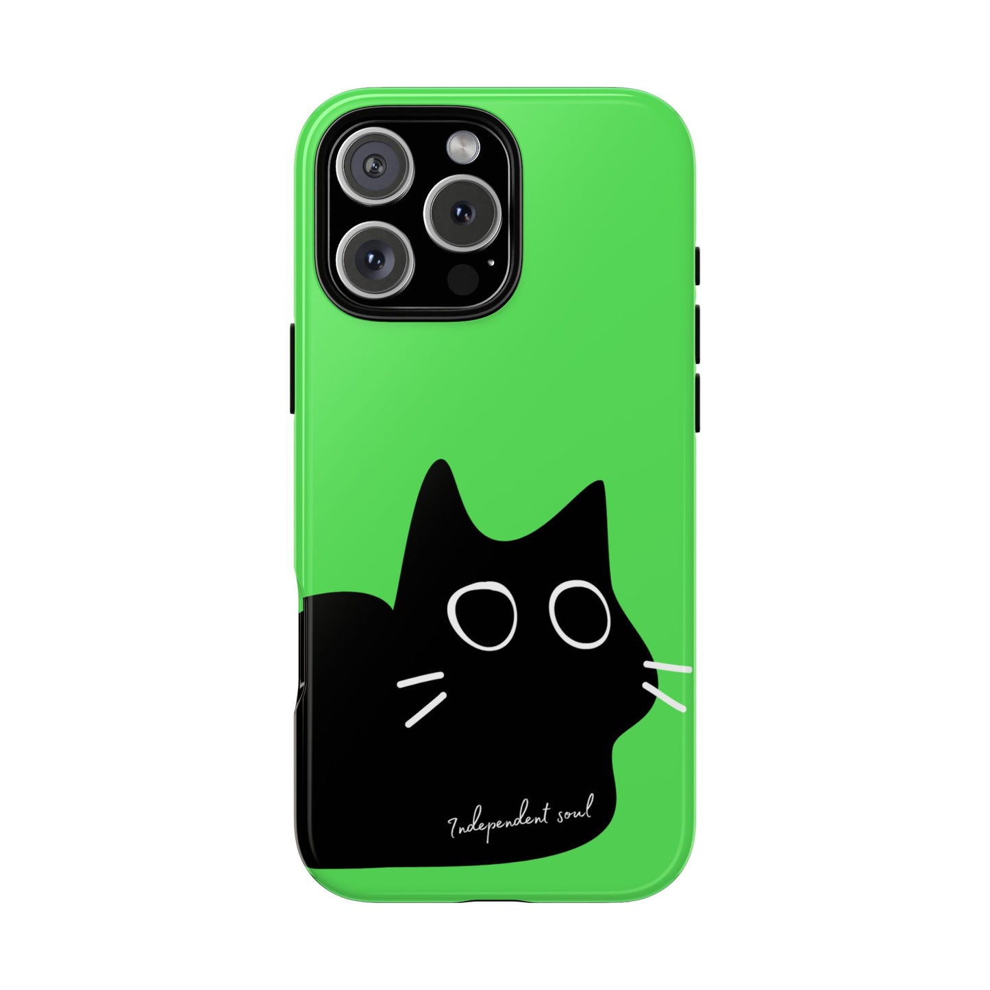 Cute Cat Minimalist Silhouette Phone Case