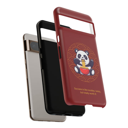 Panda Slurping Noodles Phone Case