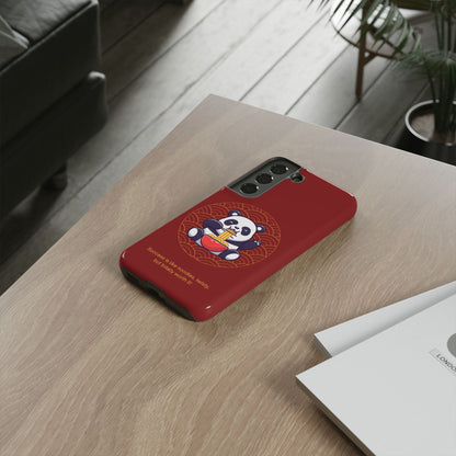 Panda Slurping Noodles Phone Case