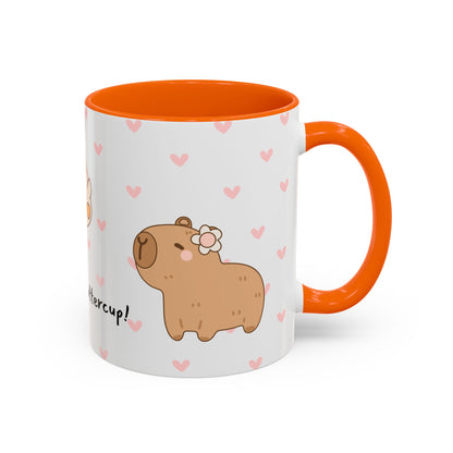 Adorable Animals Coffee Mug – 'Perk Up, Buttercup' Design