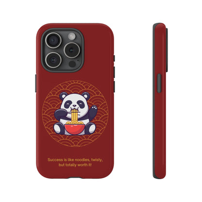 Panda Slurping Noodles Phone Case