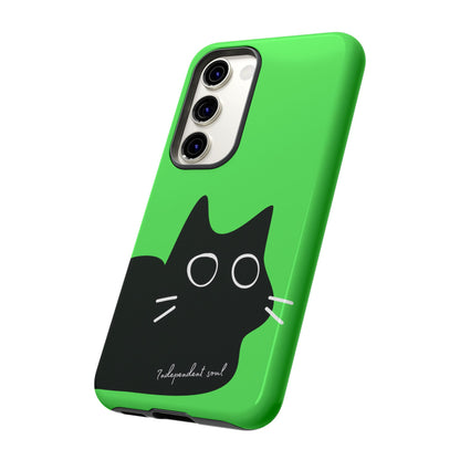 Cute Cat Minimalist Silhouette Phone Case