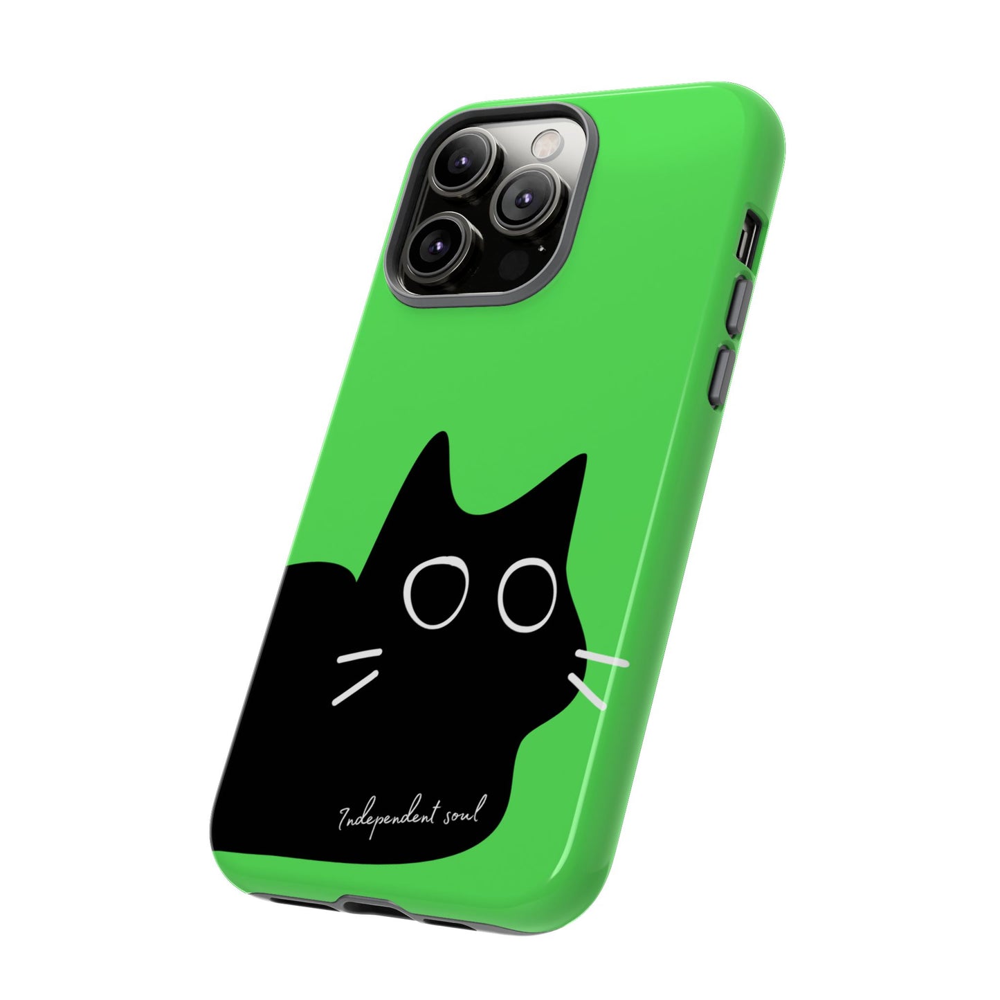 Cute Cat Minimalist Silhouette Phone Case