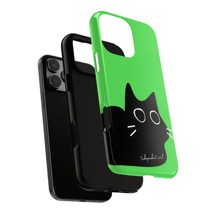 Cute Cat Minimalist Silhouette Phone Case