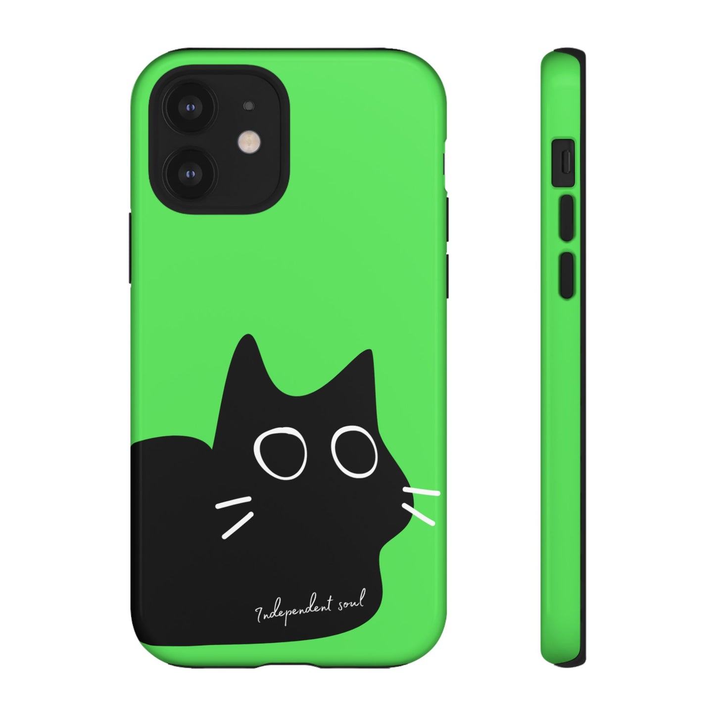 Cute Cat Minimalist Silhouette Phone Case