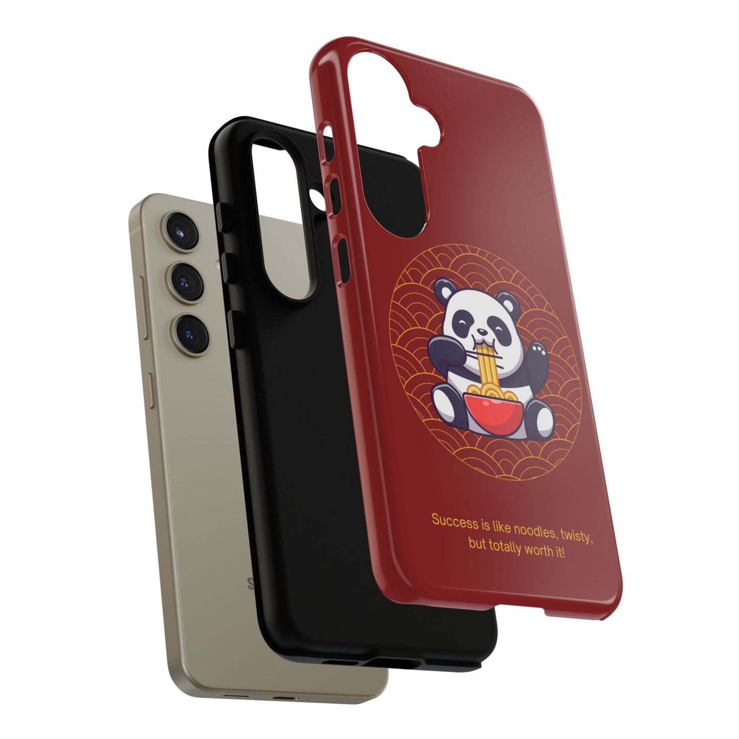 Panda Slurping Noodles Phone Case