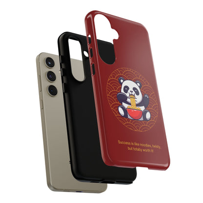 Panda Slurping Noodles Phone Case