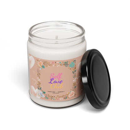 Self-Love Club Scented Candle - Tropical Coconutty Cream & Cardamom Spice, 9oz