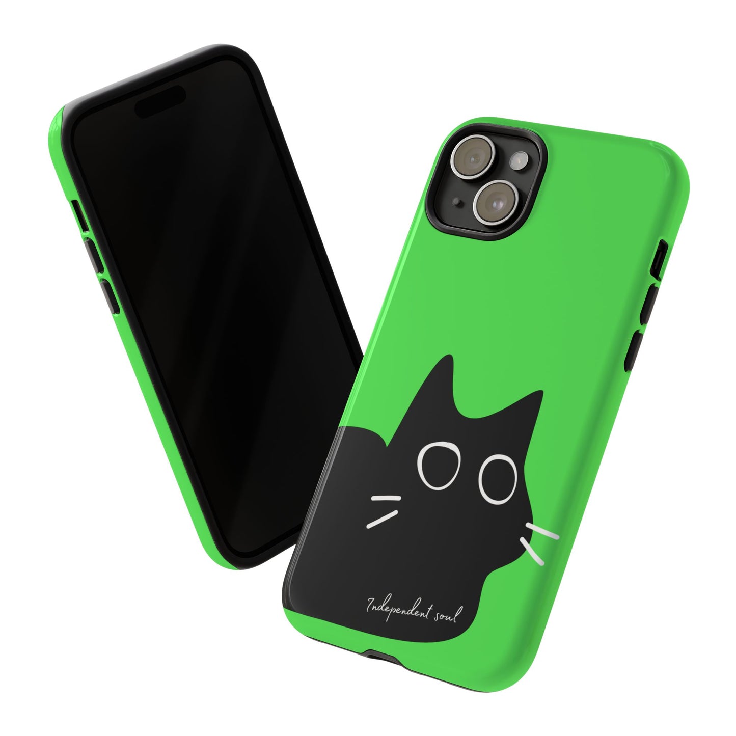 Cute Cat Minimalist Silhouette Phone Case