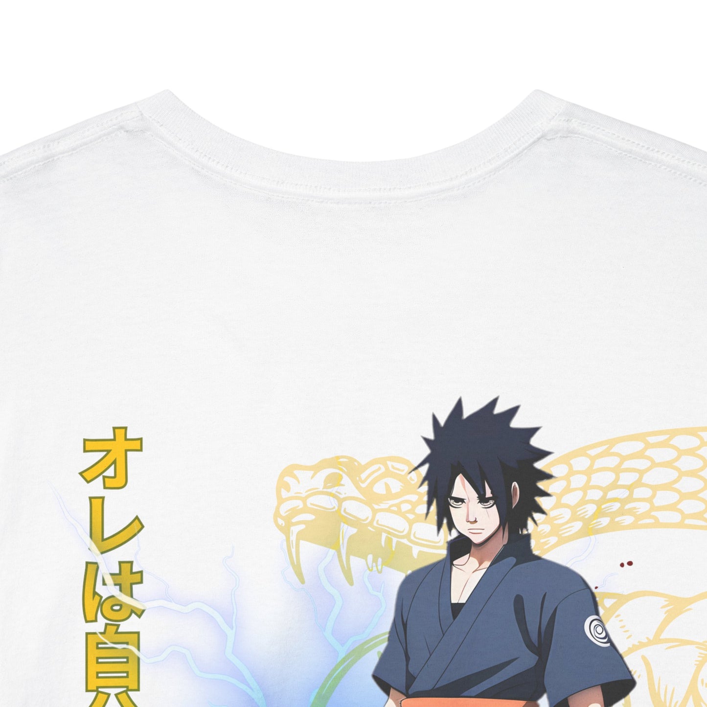 Sasuke-Inspired Naruto Unisex Cotton TShirt