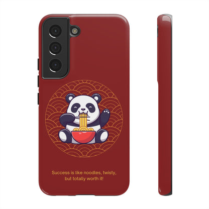 Panda Slurping Noodles Phone Case