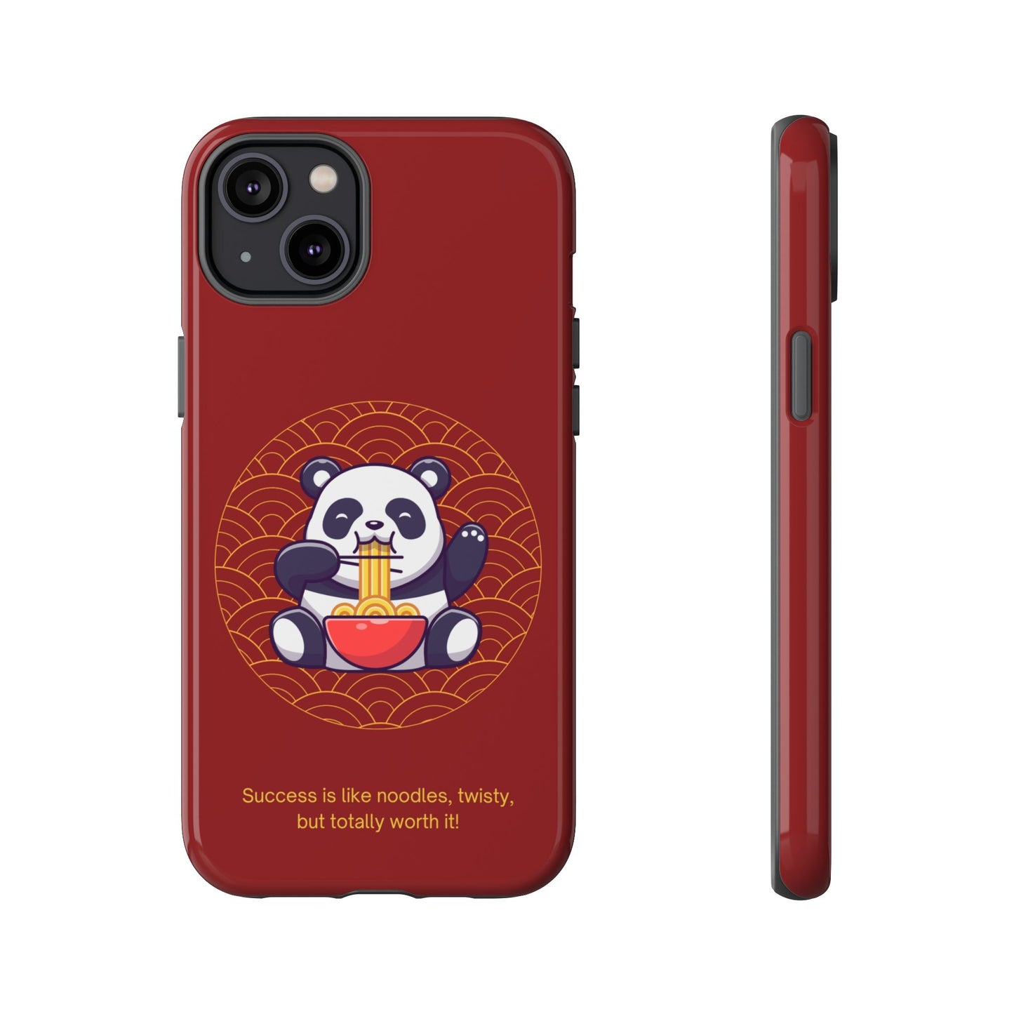 Panda Slurping Noodles Phone Case