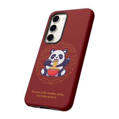 Panda Slurping Noodles Phone Case