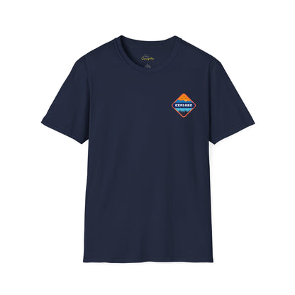 Never Stop Exploring T-Shirt – Adventure Awaits