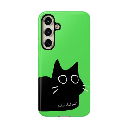 Cute Cat Minimalist Silhouette Phone Case