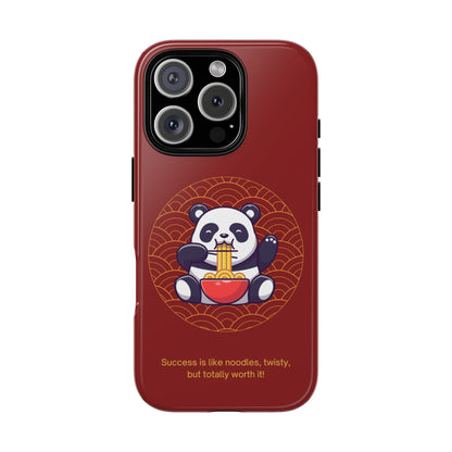 Panda Slurping Noodles Phone Case