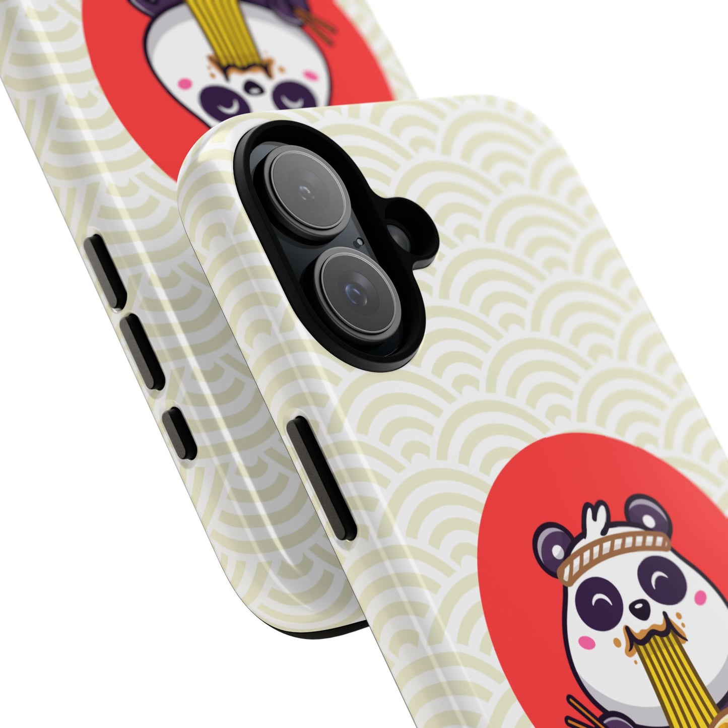 Phone Case - Cute Panda Slurping Noodles Design