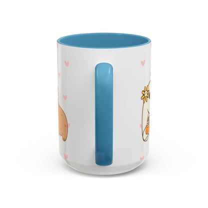 Adorable Animals Coffee Mug – 'Perk Up, Buttercup' Design