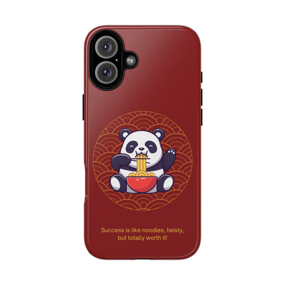 Panda Slurping Noodles Phone Case