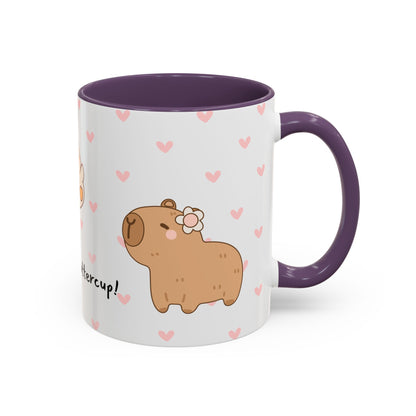 Adorable Animals Coffee Mug – 'Perk Up, Buttercup' Design