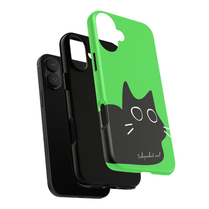 Cute Cat Minimalist Silhouette Phone Case