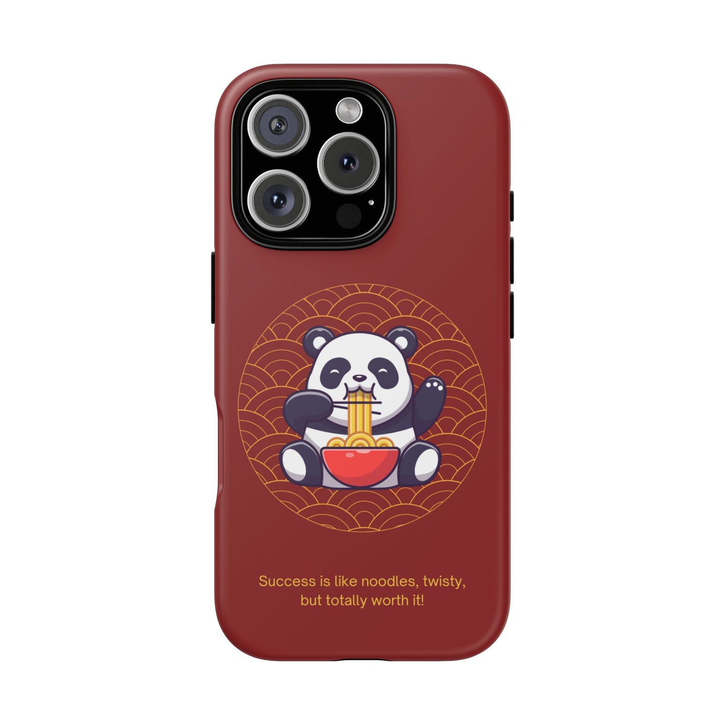 Panda Slurping Noodles Phone Case