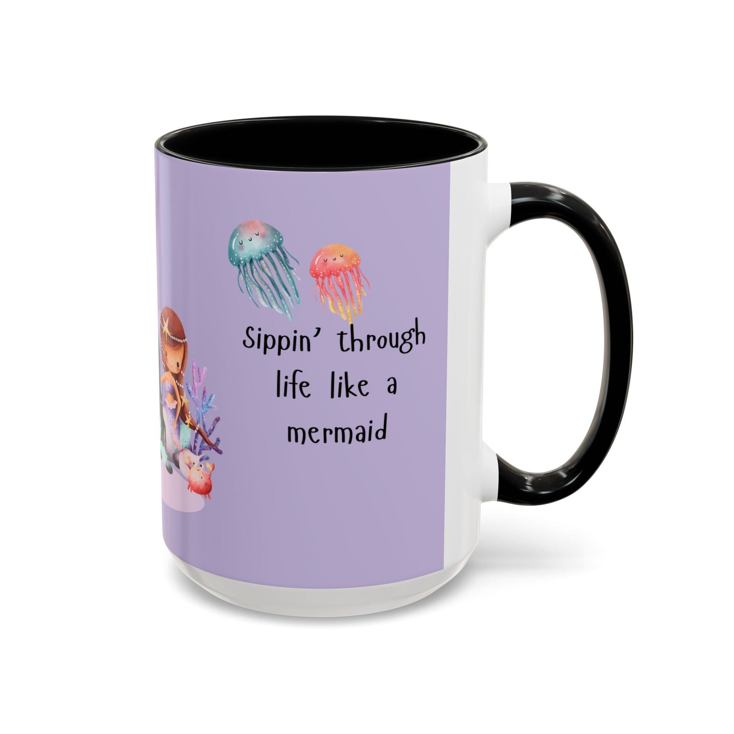 Coffee Mug - Mermaid Self-Love Design