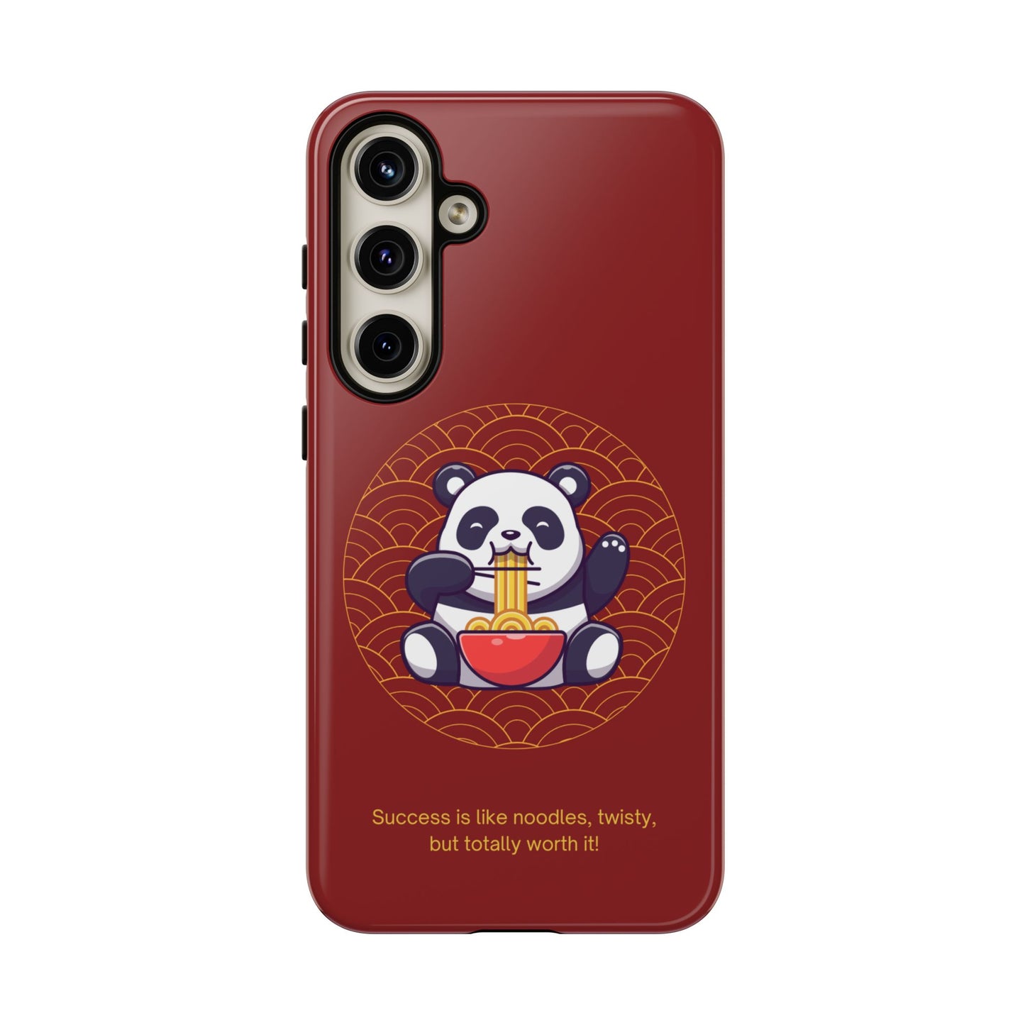 Panda Slurping Noodles Phone Case