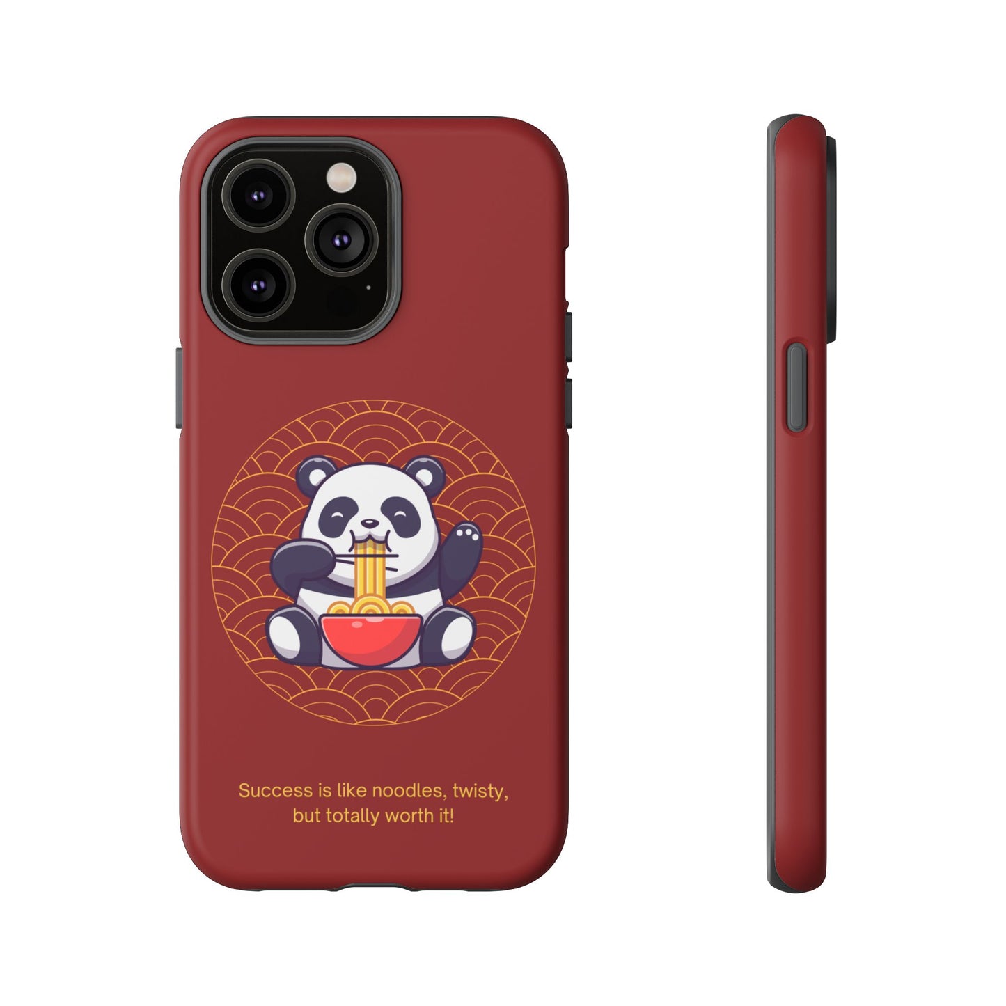 Panda Slurping Noodles Phone Case