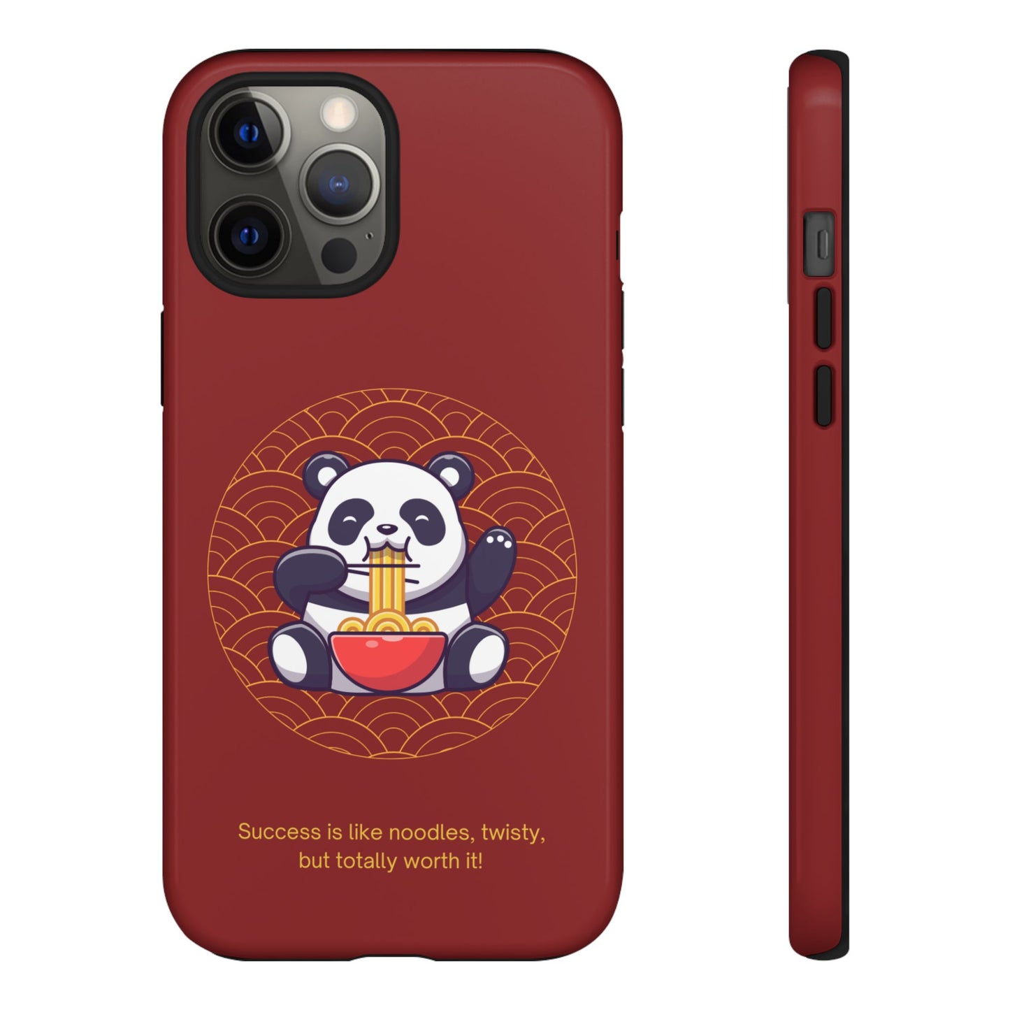 Panda Slurping Noodles Phone Case