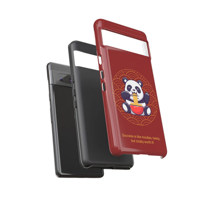 Panda Slurping Noodles Phone Case