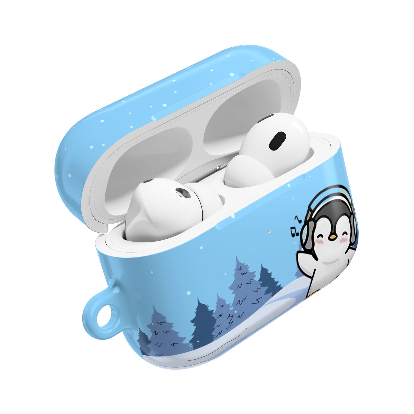 Happy Penguin AirPods Case - Life is Better with Music